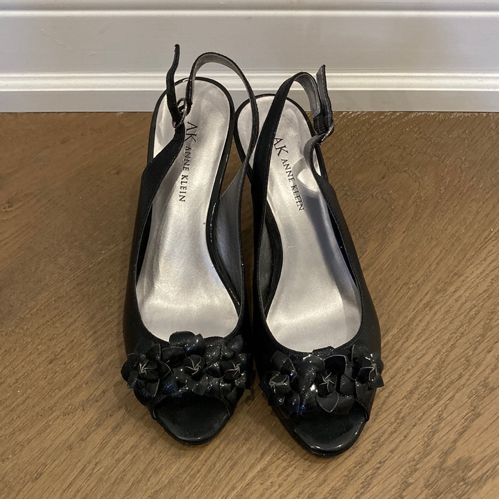 Leather heels from Anne Klein